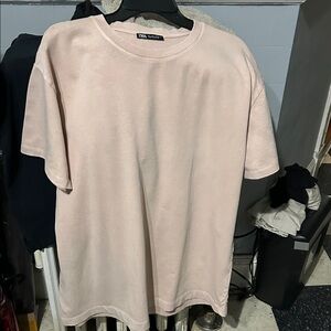 Zara Light Pink Short Sleeve Tee